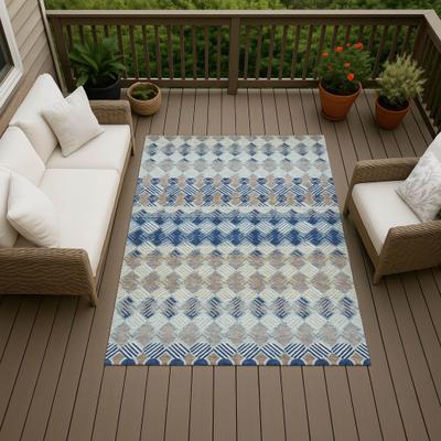 Addison Rugs Machine Washable Indoor/ Outdoor Global Mcrae Chantille Rug