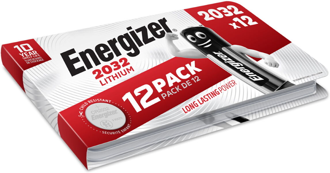 Energizer CR2032 Lithium Batteries   12-Pack