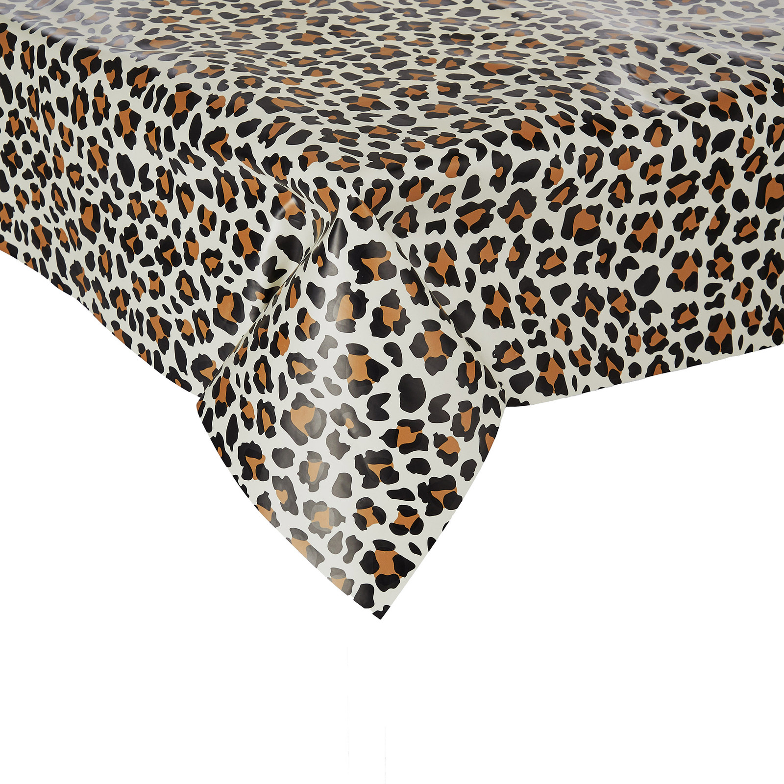 home24 Waterdicht tafelkleed Leo beige B/D: 110 x 110 cm