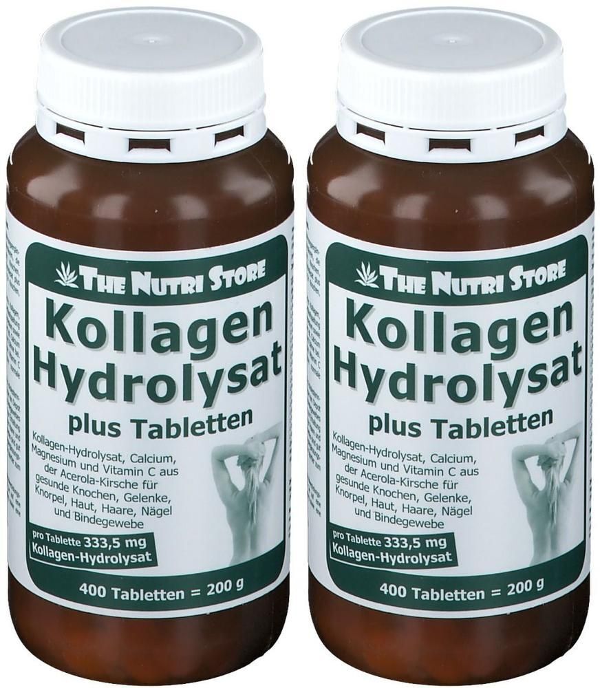 The Nutri Store Kollagen Hydrolysat plus Tabletten 2x 2x400 St