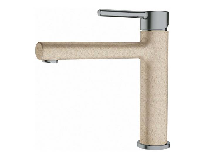 FRANKE Küchenarmatur Hochdruck Laminarstrahl Bi-Colour Edelstahl-Optik/Beige 115.0621.611