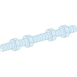 Schneider Electric Schneider PrismaSeT-P LVS04691Abstandhalter für Hochkantschienen, Serverschrank Zubehör