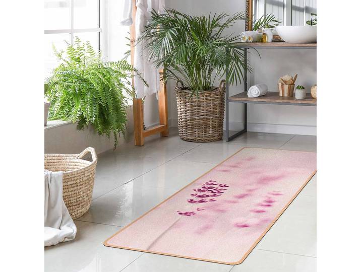 Läufer/Yogamatte Zartvioletter Lavendel 183 x 61cm Violett