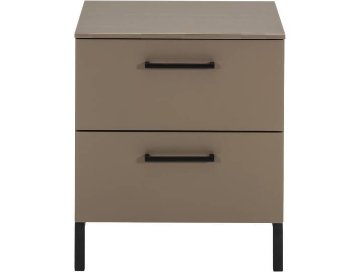 Modular Nachttisch Colori Beigegrau Holzwerkstoff B 41.5 H 51 cm
