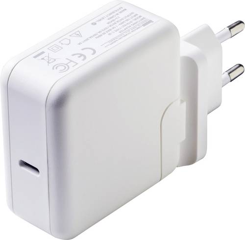 Dehner Elektronik Reiseladeadapter 60W 1x USB-C USB PD, USB PD 3.0, QC 3.0 Weiß mit Europa-Adapter, mit UK-Adapter, mit