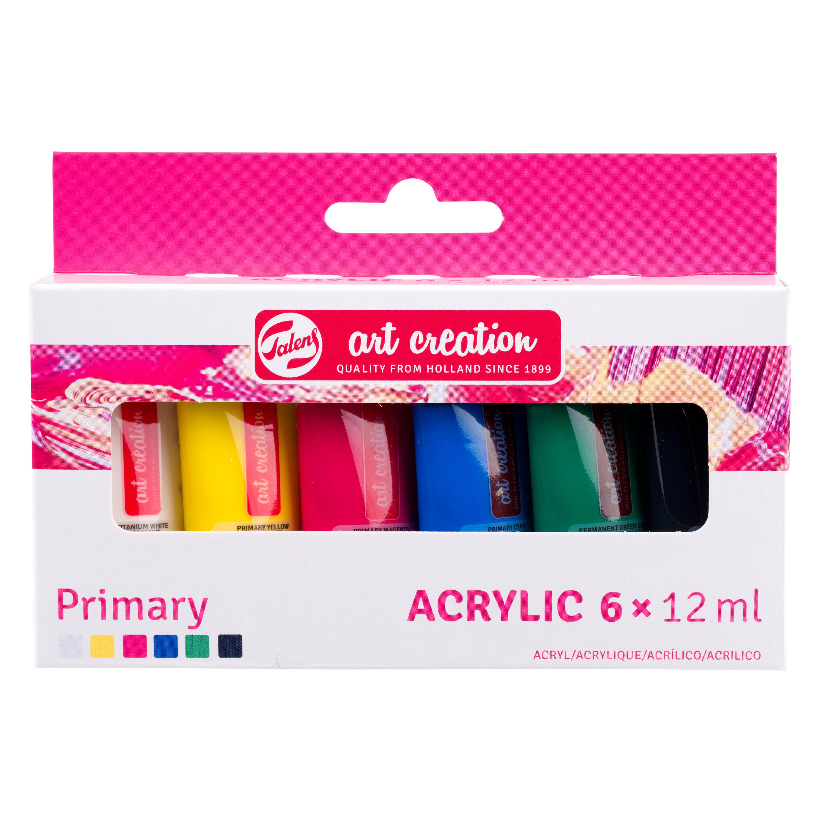 Royal Talens Talens Art Creation Acrylfarben-Set Primär, 6x12ml (12 ml) (9021860M)