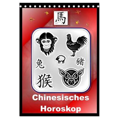 Chinesisches Horoskop (Tischkalender 2027 DIN A5 hoch), CALVENDO Monatskalender