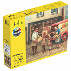 Heller - Starter Kit Grocer Family - 1:24 - 31 Teile - 4 Figuren 305896