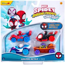 Disney Spidey - Amazing Metals Car 4 Pack (SNF0378)