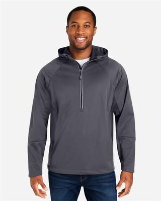 CORE365 CE711 Techno Lite Pullover Anorak Jacket in Carbon size XS   Polyester
