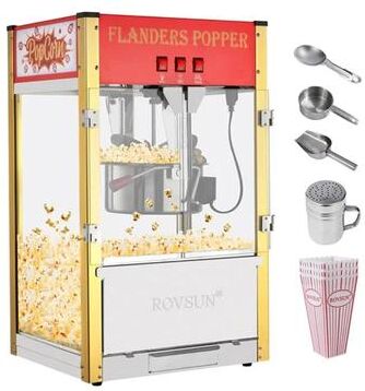 1400W 120V 12oz Kettle Popcorn Machine Maker Countertop