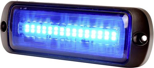 WAS Frontblitzer / Straßenräumer W218 1471 ECO 12 V/DC, 24 V/DC über Bordnetz Aufbau, Schraubmontage Blau