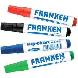 FRANKEN Flipchart-Marker Mehrfarbig
