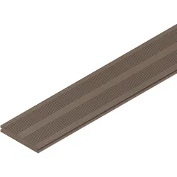 OSMO MULTI-DECK BPC-Terrassendiele Vollprofil DUNKELBRAUN-französisch & glatt-300 cm