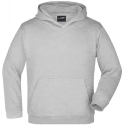 Kinder Kapuzensweatshirt "JN047K" - XS - grey-heather