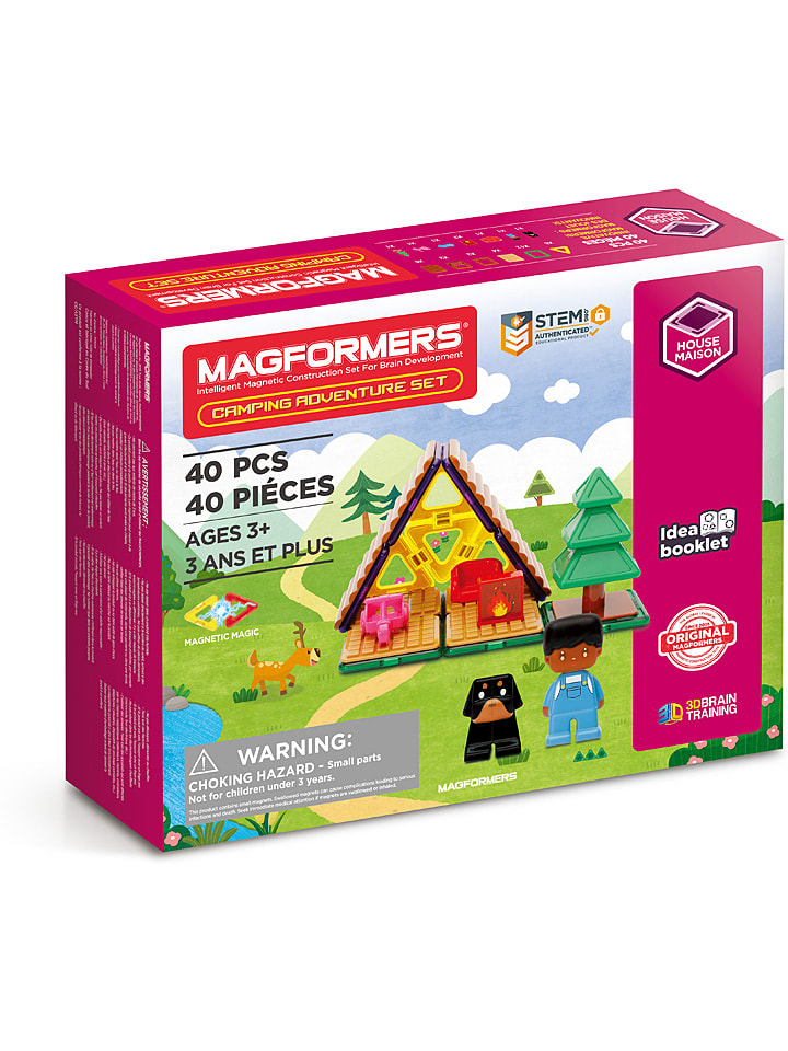 40tlg. Magnetspielset "Magformers Camping Adventure" - ab 3 Jahren - onesize