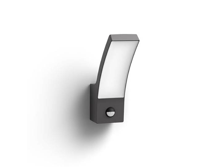 Philips LED Splay buitenwandlamp - met bewegingssensor - antraciet - warmwit licht - 12W