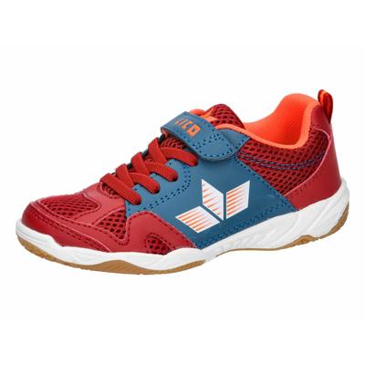 Hallenschuh LICO "Sportschuh Sport VS", Mädchen, Gr. 39, Textil, rot, Synthetik, Schuhe Hallenschuh