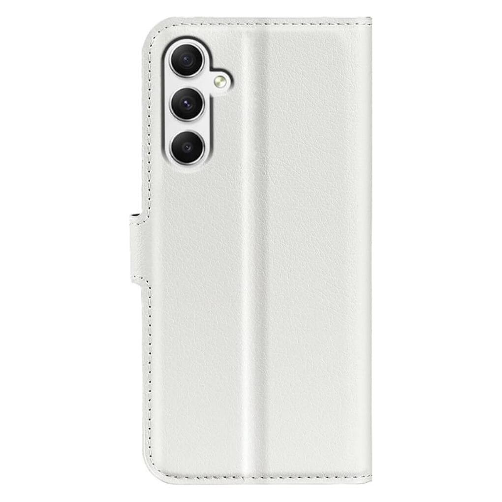 Cover-Discount Galaxy A35 - Leder Etui Hülle weiss (Samsung Galaxy A35) (660175011B)