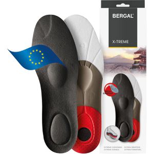 Bergal Einlegesohlen X-Treme, 1 Paar, stoßdämpfend und formstabil, Gr. 42