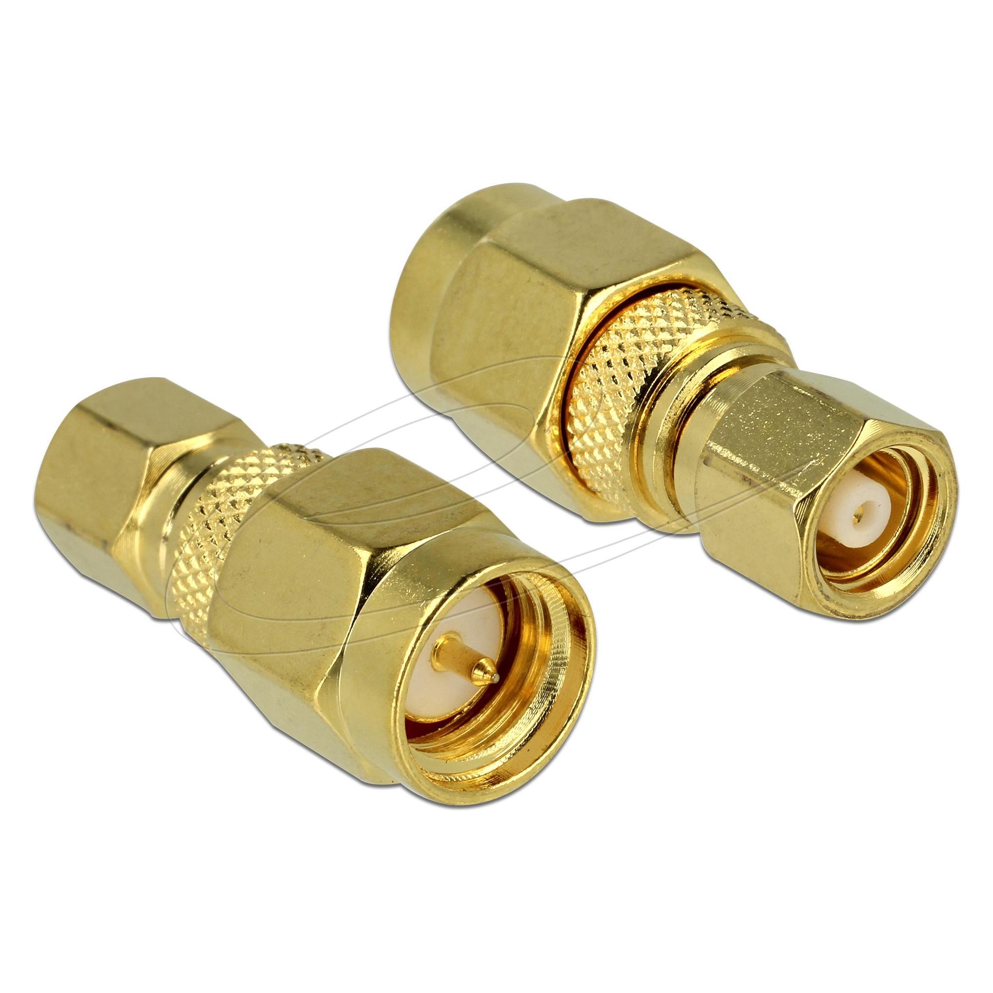 Delock RF-Adapter SMC (M) bis SMA (M) (65856)