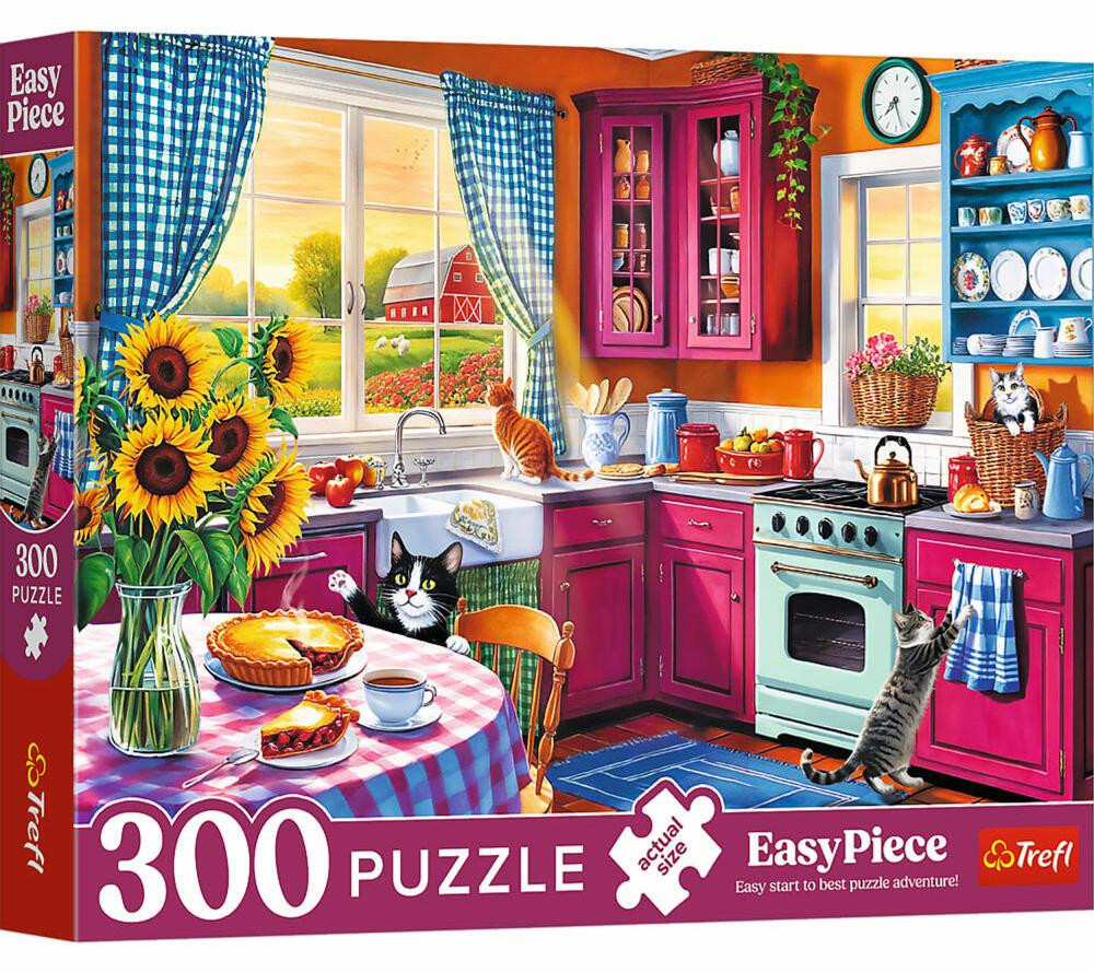 Trefl Puzzel Ochtend in de keuken 300 stukjes