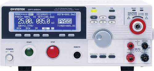 GW Instek GPT-9804 Isolationsmessgerät, Stoßspannungsprüfgerät 100 V, 250 V, 500 V, 1000V 9500 MΩ