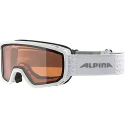 ALPINA Skibrille Scarabeo S DH, Größe ONE SIZE in Weiß Weiß