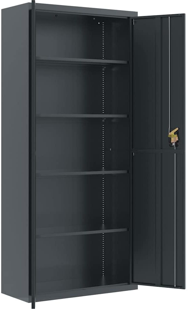 vidaXL Classeur anthracite 90x40x200 cm Acier