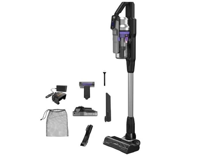 Black+Decker Aspirateur sans Fil POWERSERIES Premier Silver 18V Brushed Power Pet Vacuum\, BSV520BRP-QW