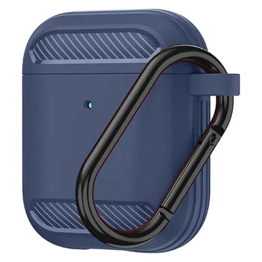 Techsuit - Carbon Silicone - for AirPods 1 / AirPods 2 - Navy Blue (Kopfhörer Hülle) (56362575)