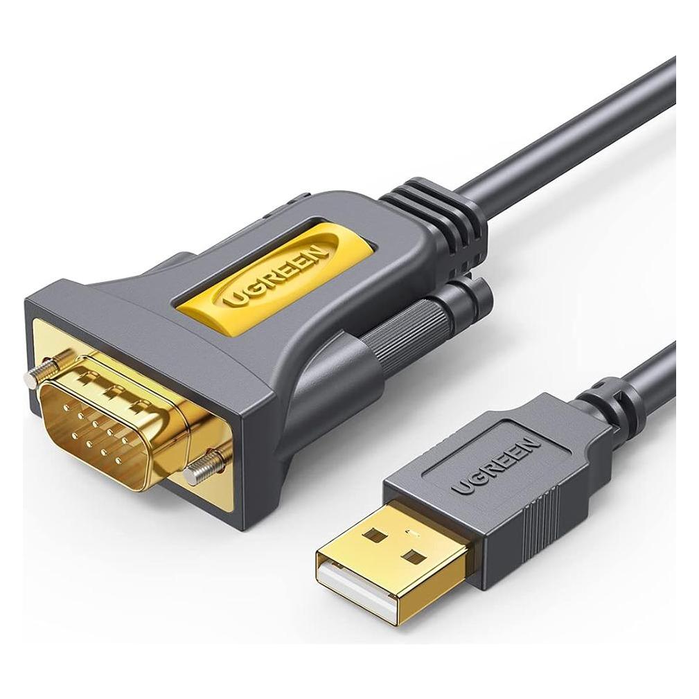 Ugreen Kabel USB do RS-232 CR104, 1.5m (black) (1.50 m) (20211)