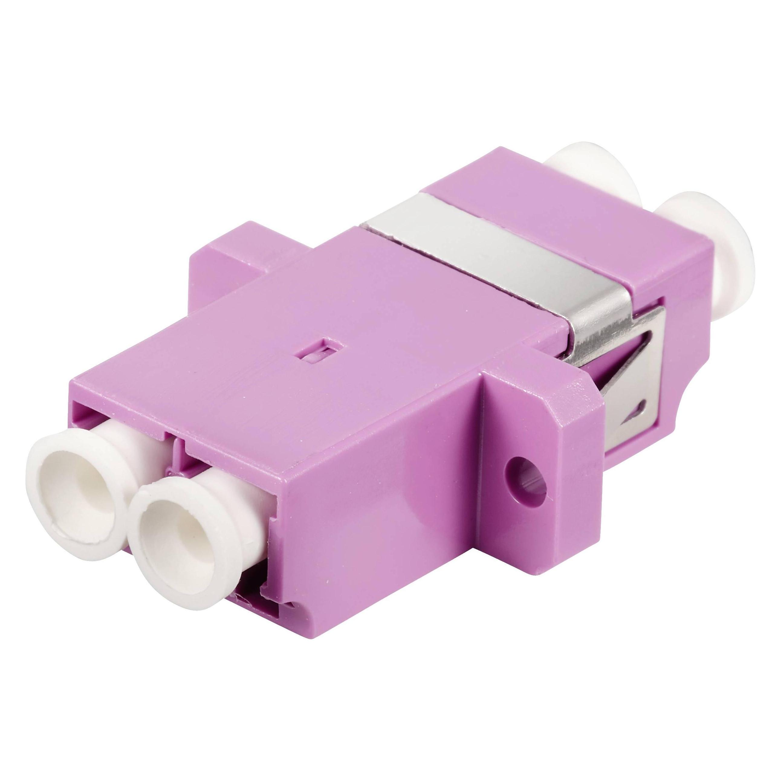 Renkforce RF-5508820 LWL-Kupplung LC-Buchse LC-Buchse Duplex Violett 1 St. (Netzwerk Kupplung) (RF-5508820)