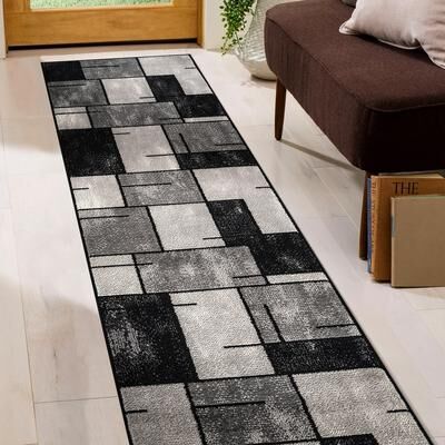 World Rug Gallery Modern Linear Area Rug