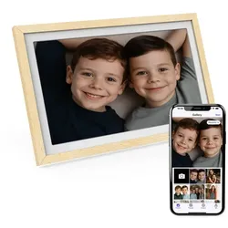 XORO CPF 14PF Digitaler WLAN Fotorahmen 14 Zoll Full HD mit Touchscreen & App-Steuerung