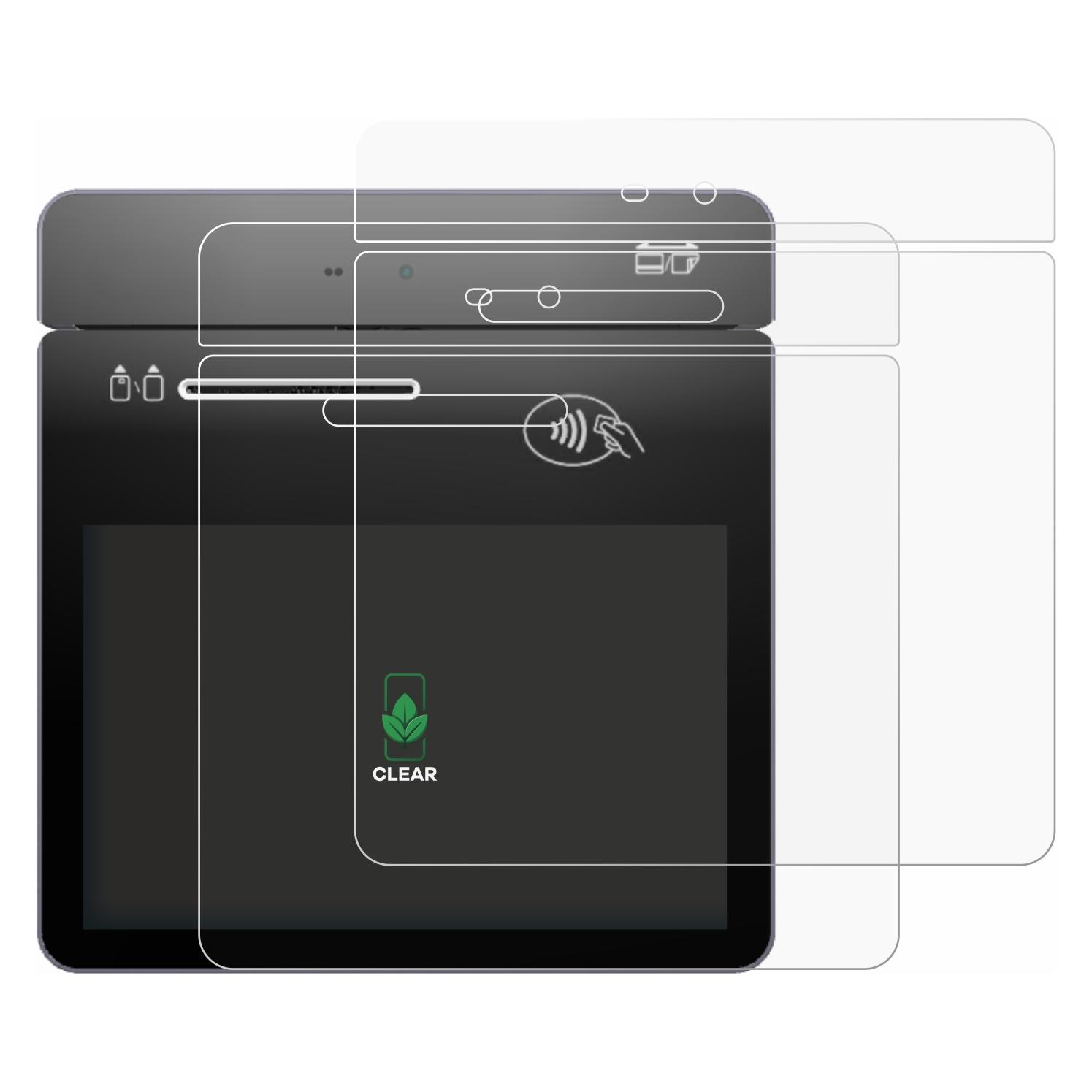 ScreenLeaf Schutzfolie für Pax A3700 Displayschutz Display Schutz Folie Klar Transparent (6164000)