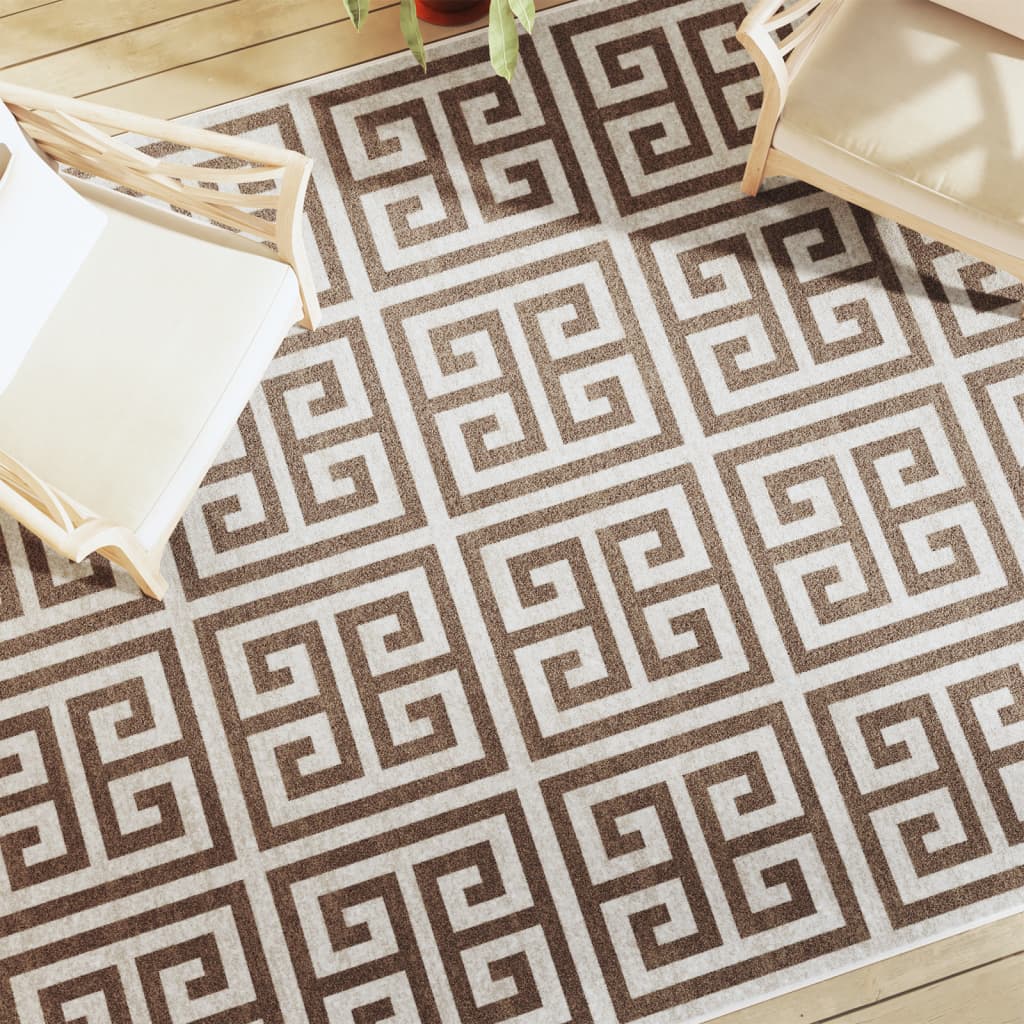 vidaXL Tapis intérieur extérieur à poils courts 190x300cm