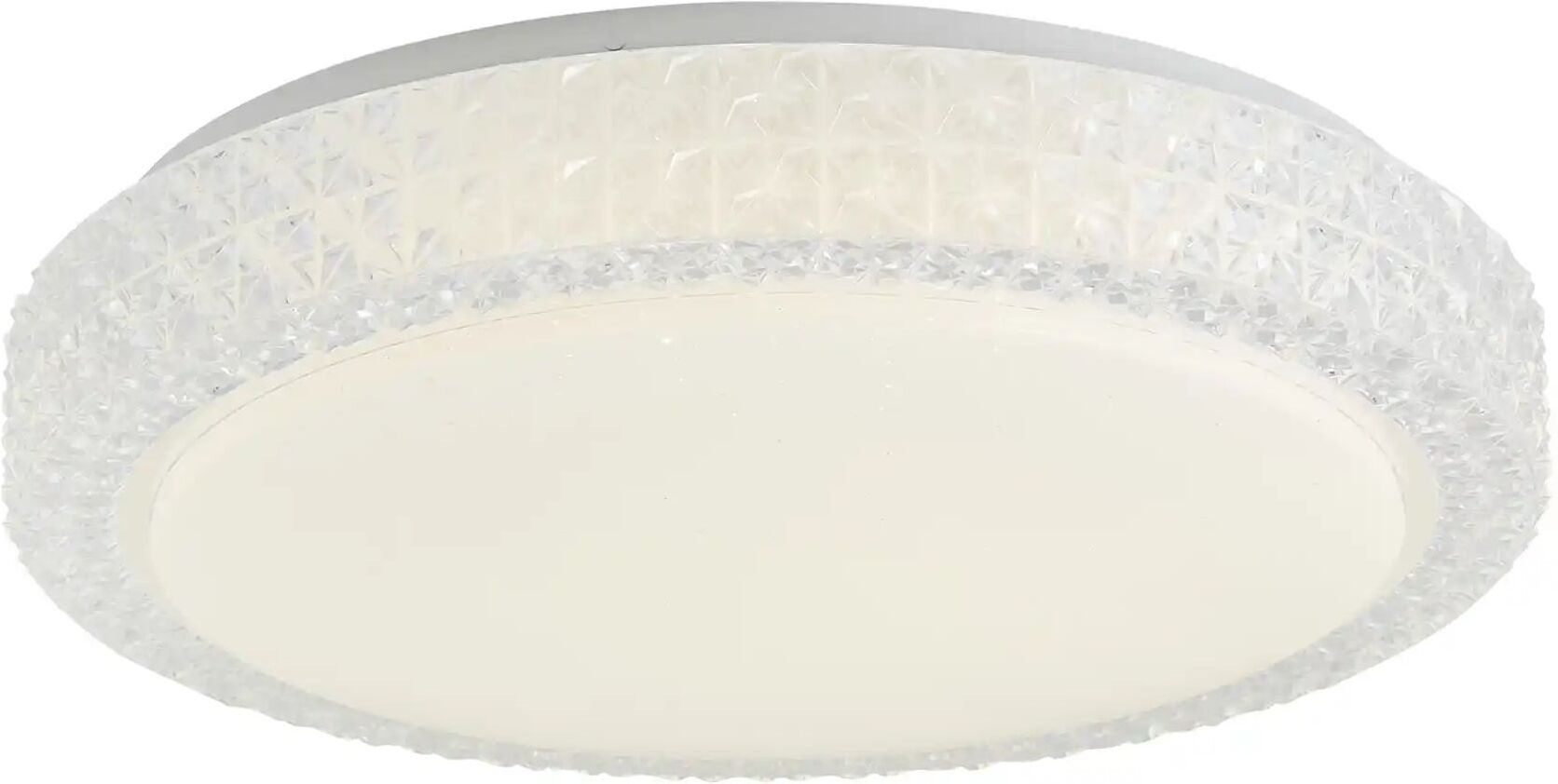 KHG LED-Deckenleuchte  1-flammig mit Sternenhimmeloptik   ¦ weiß ¦ Maße (cm): H: