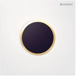 Geberit Hytronic Urinalsteuerung Typ 10 116025KK1 Infrarot/Netzberieb, weiß / vergoldet