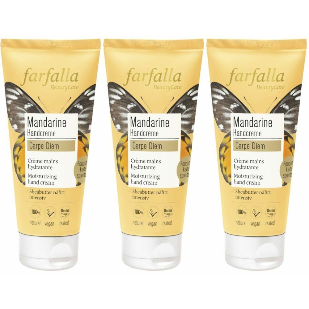 Farfalla Handcreme Mandarine 50 ml x3 3x50 Creme