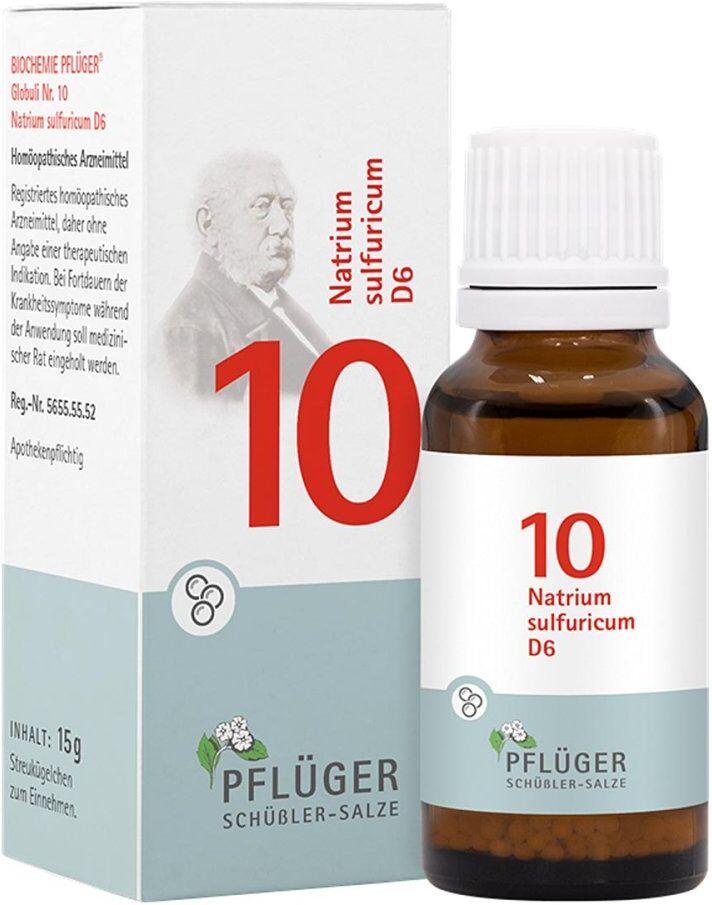 Biochemie Pflüger 10 Natrium Sulfuricum D6 Globuli