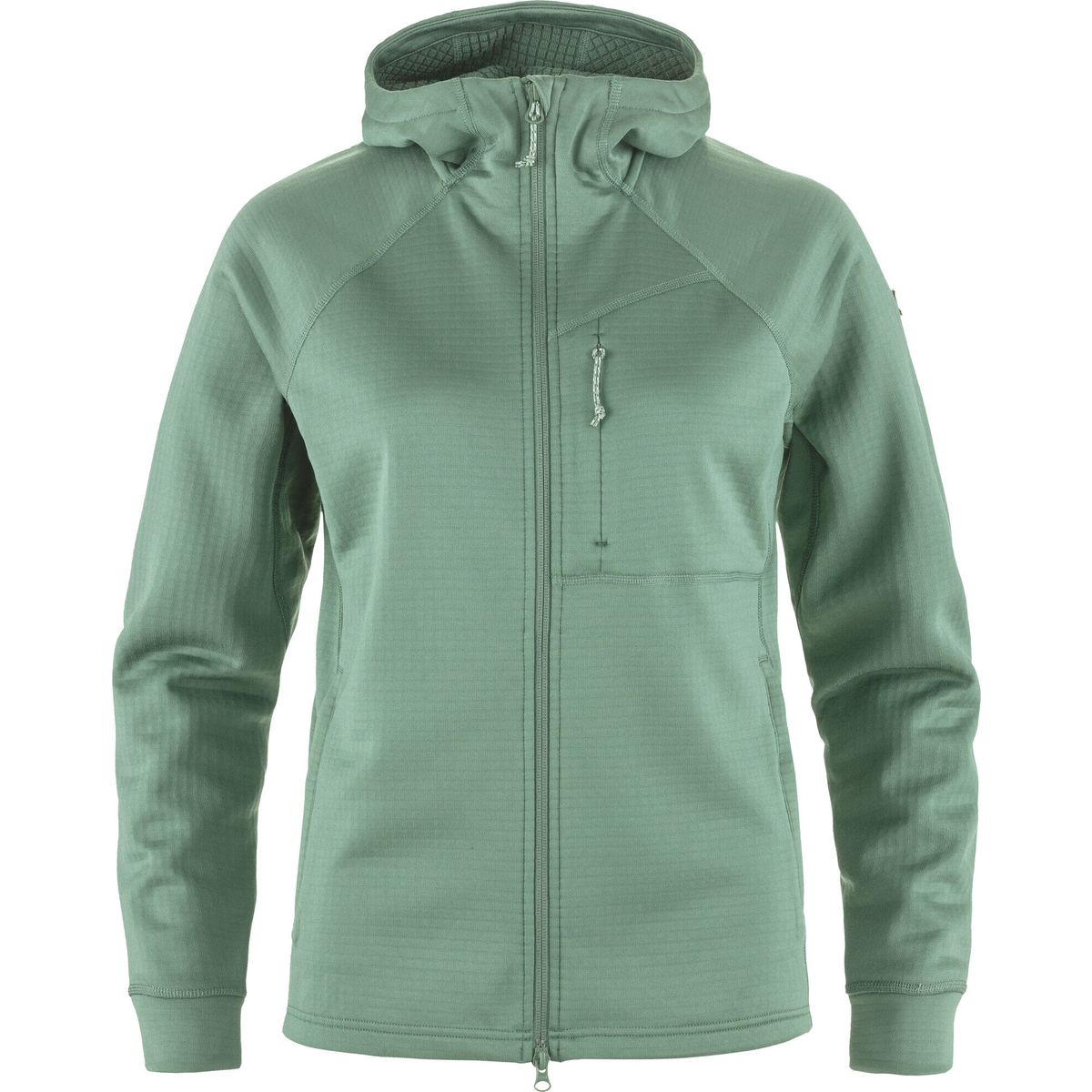 Fjällräven Abisko Grid Fleece Hoodie W patina green (614) XS F14600184-614-XS