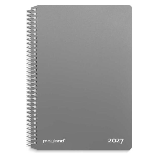 Mayland-Burde Ugekalender tvrformat gr PP-plast 2027 (27202000)