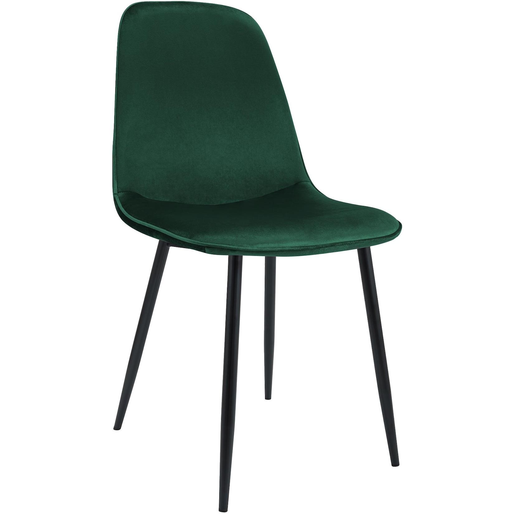 CLP Esszimmerstuhl Maryam Samt Farbe: grün, Material: Samt