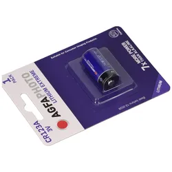 12x AGFAPHOTO CR123A Lithium Batterie 3V 1300 mAh – Blister