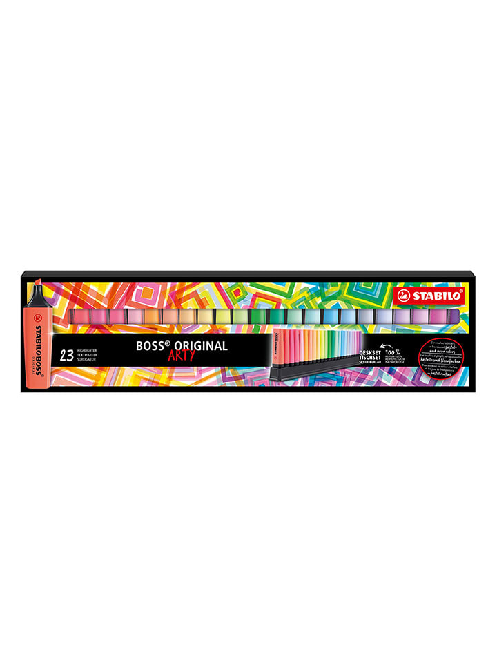 Textmarker "STABILO BOSS - ARTY" - 23 Stück - onesize