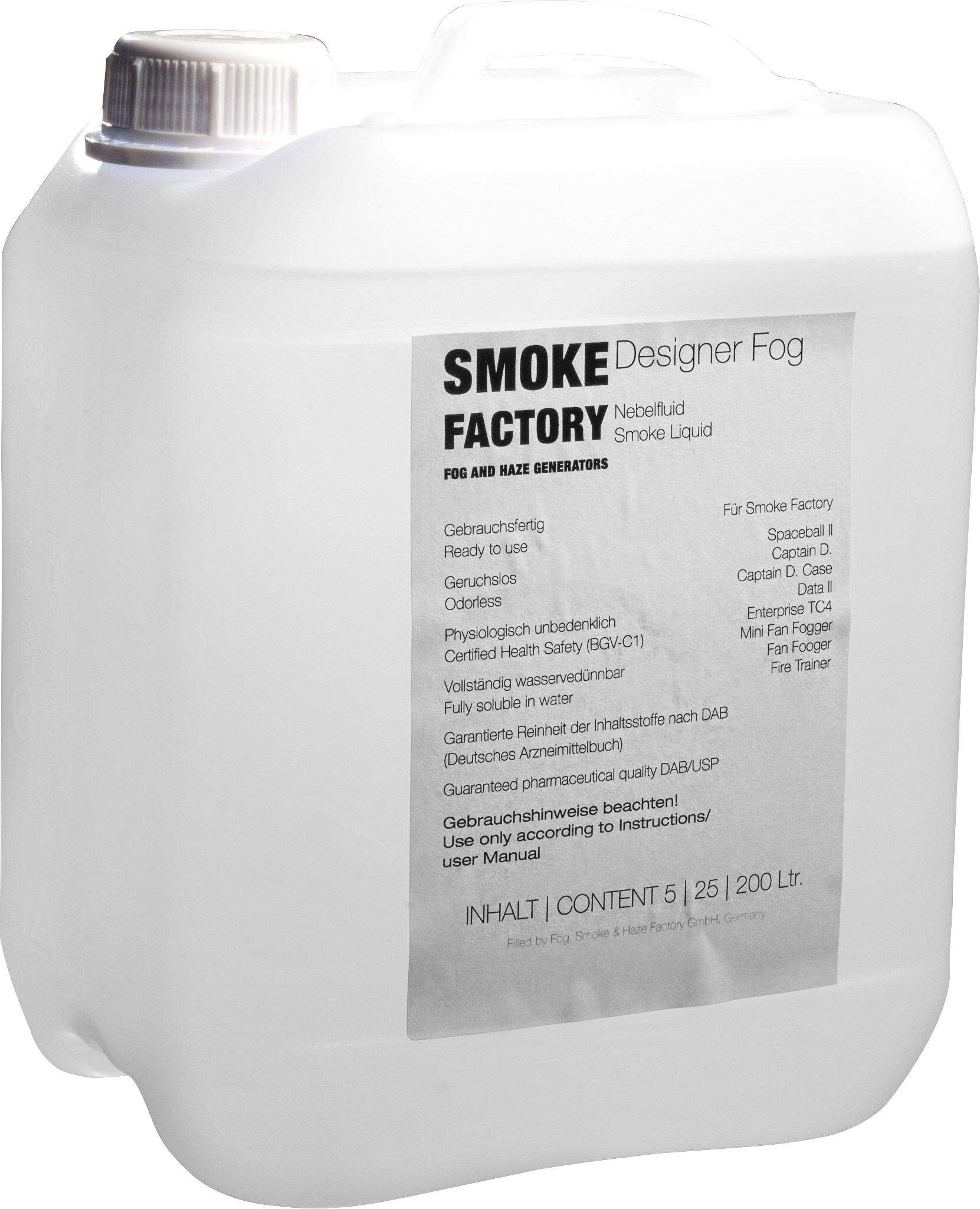 Smoke Factory Spezialfluid Designer Fog 5l