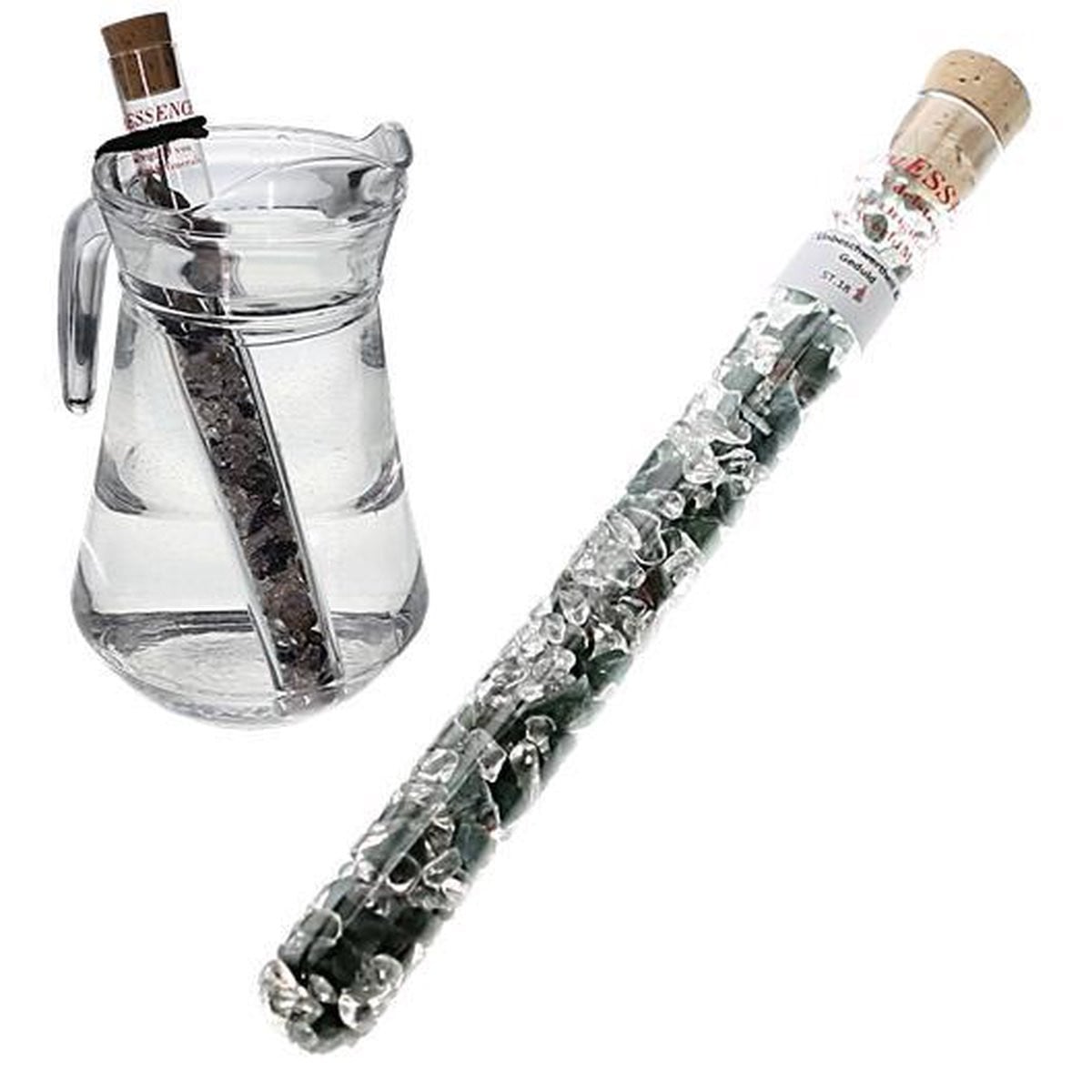 Edelsteenwaterstaaf Lightheartedness & Patience - 24 - Glas - L