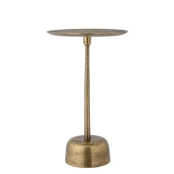 Bloomingville Maris Ronde Bijzettafel - Goud - Diameter: 30,5 cm, Hoogte: 51 cm