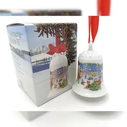 DKG utils Hutschenreuther Porzellan Weihnachtsglocke Glocke 1987 mit Originalverpackung